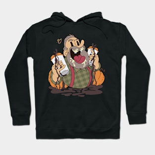 Crazy Coffee Cartoon Hoodie